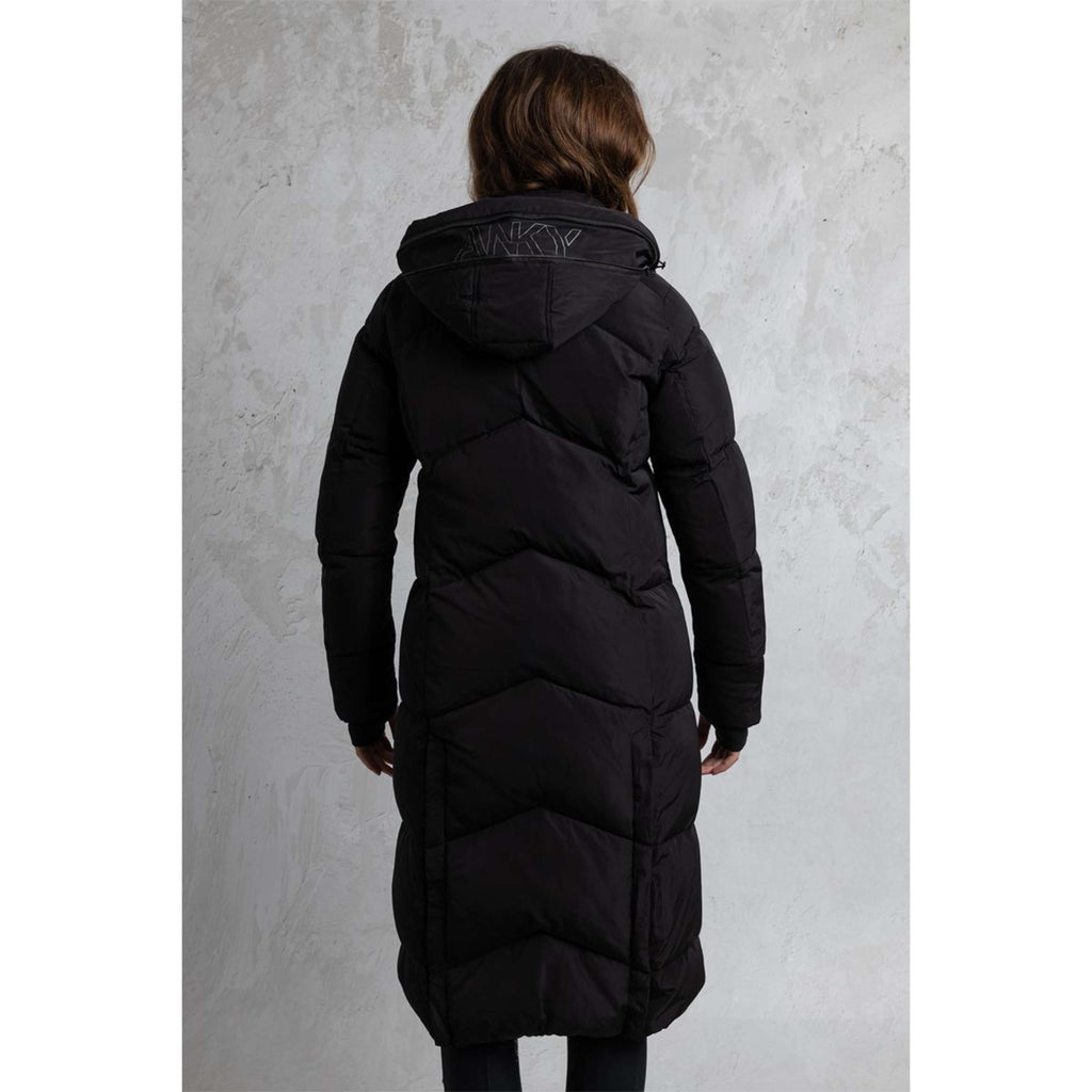 ANKY Langer Steppmantel ATC262005 Schwarz