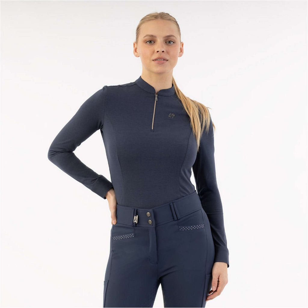 ANKY Longsleeve Zip Up ATC261203 Mood Indigoblau