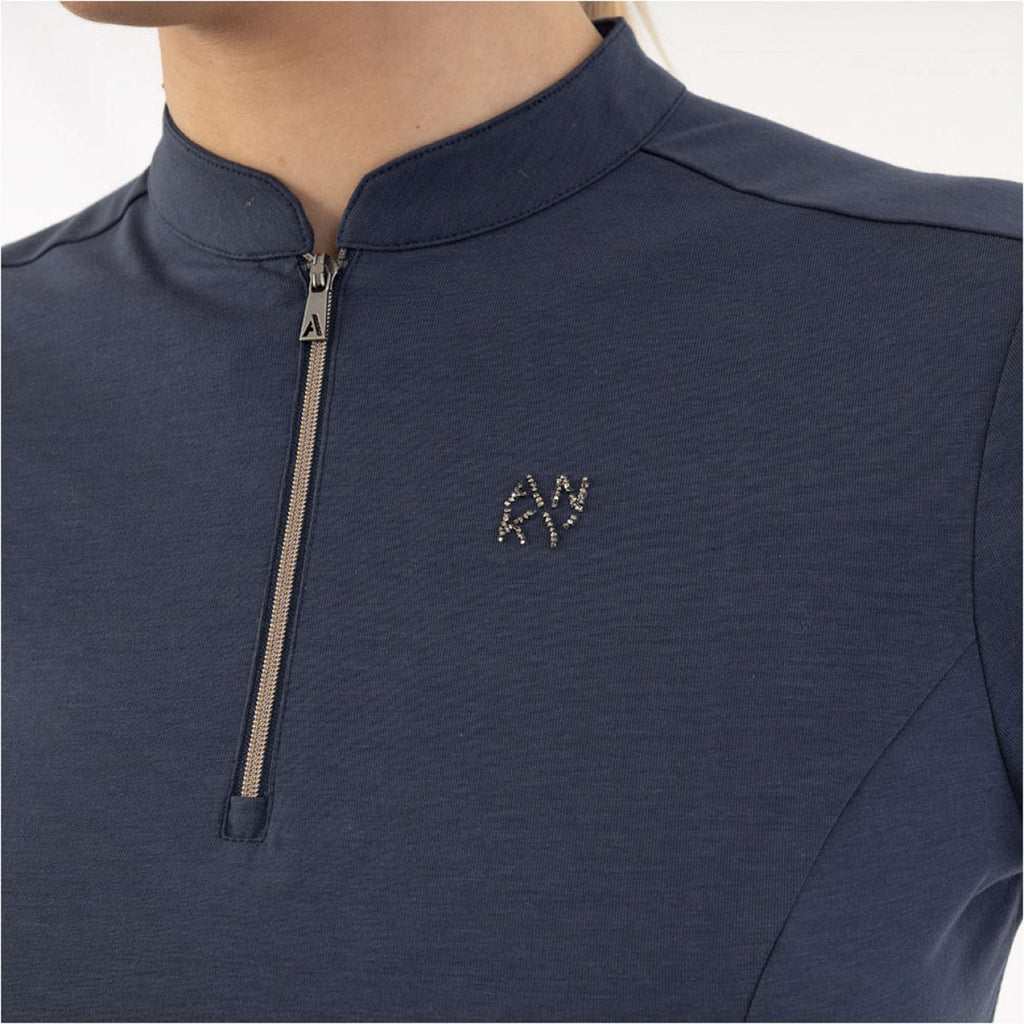 ANKY Longsleeve Zip Up ATC261203 Mood Indigoblau
