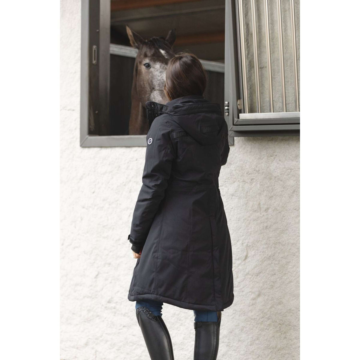 ANKY Lange Jacke AW25 Schwarz