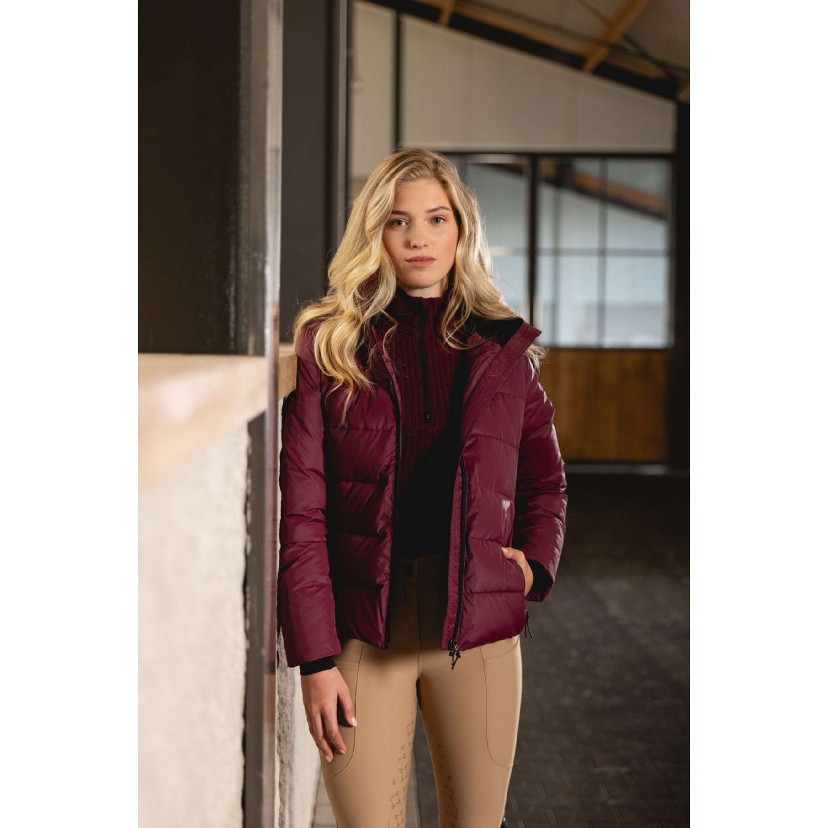 ANKY Jacke AW25 Padded Windsor Wine ANKY Jacke AW25 Padded Windsor Wine