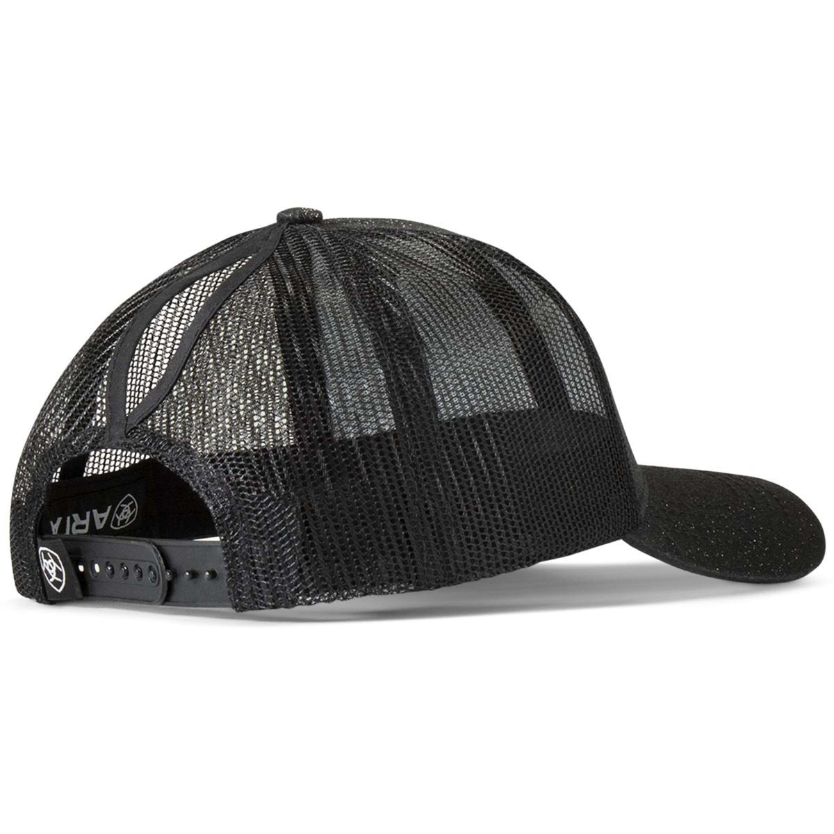 Ariat Cap Messy Bun Glitter Schwarz
