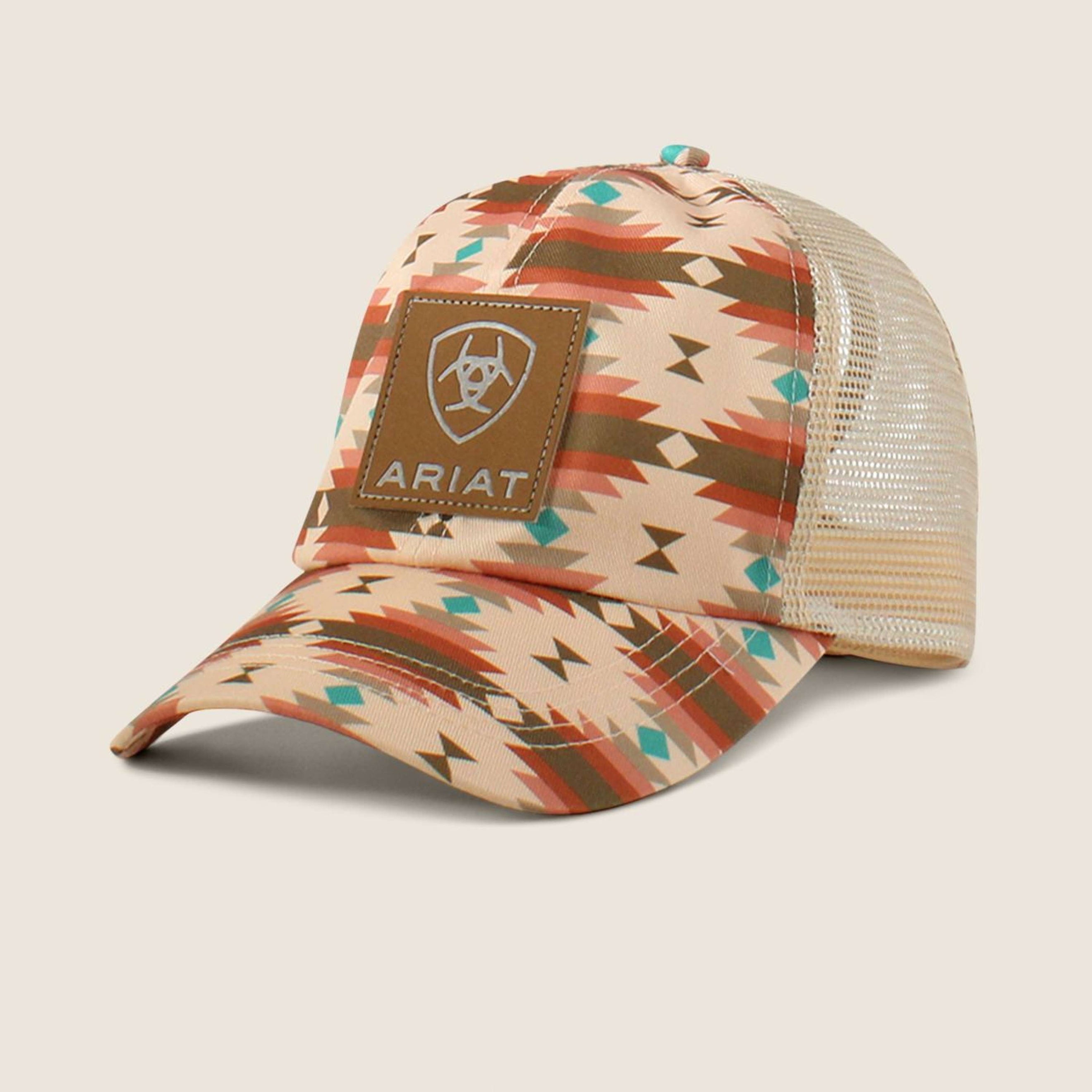 Ariat Cap South West Print Logo Patch Damen Rosa