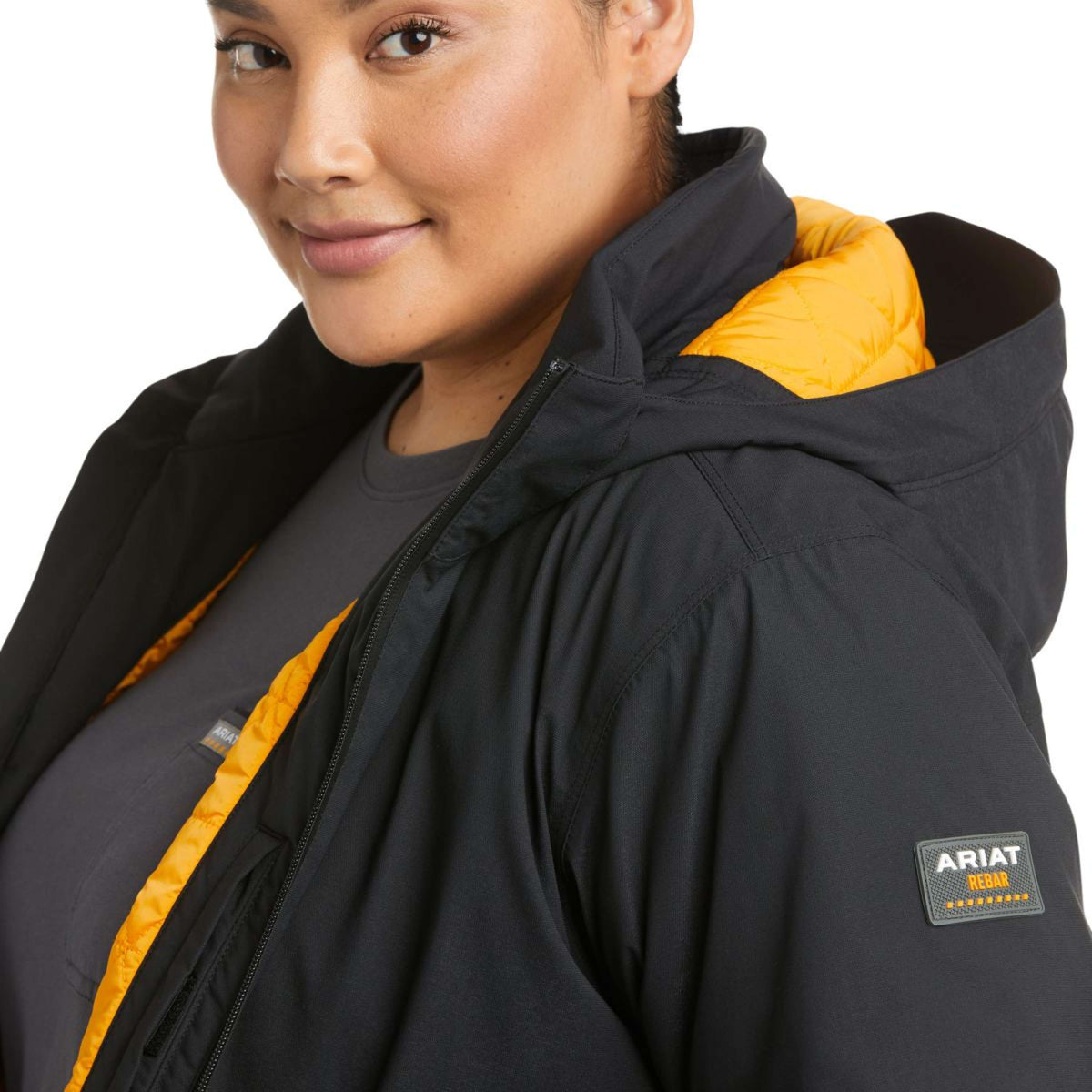 Ariat Jacke Rebar Storm Fighter 2.0 Waterproof Damen Schwarz