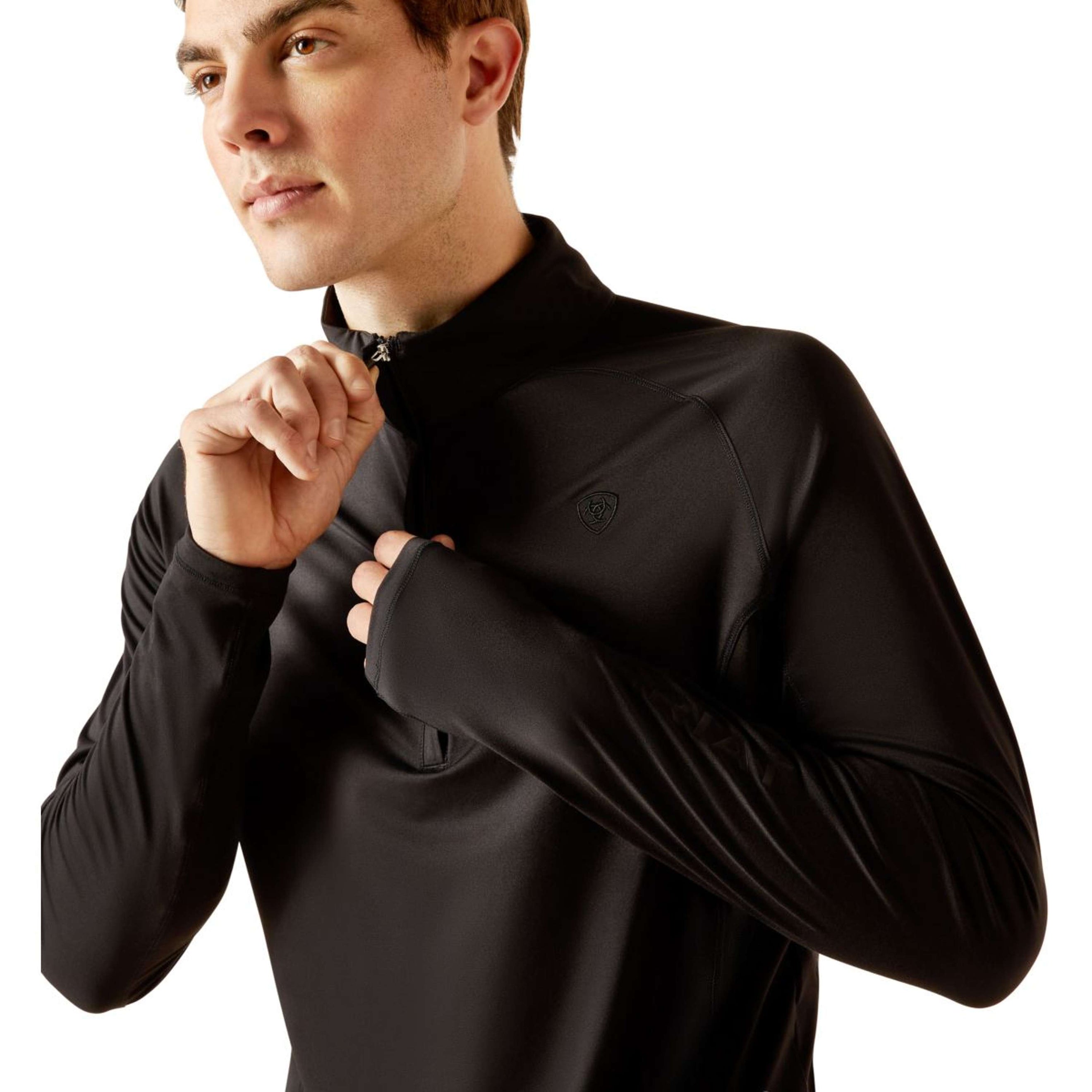 Ariat Base Layer Lowell Zip Herren Schwarz