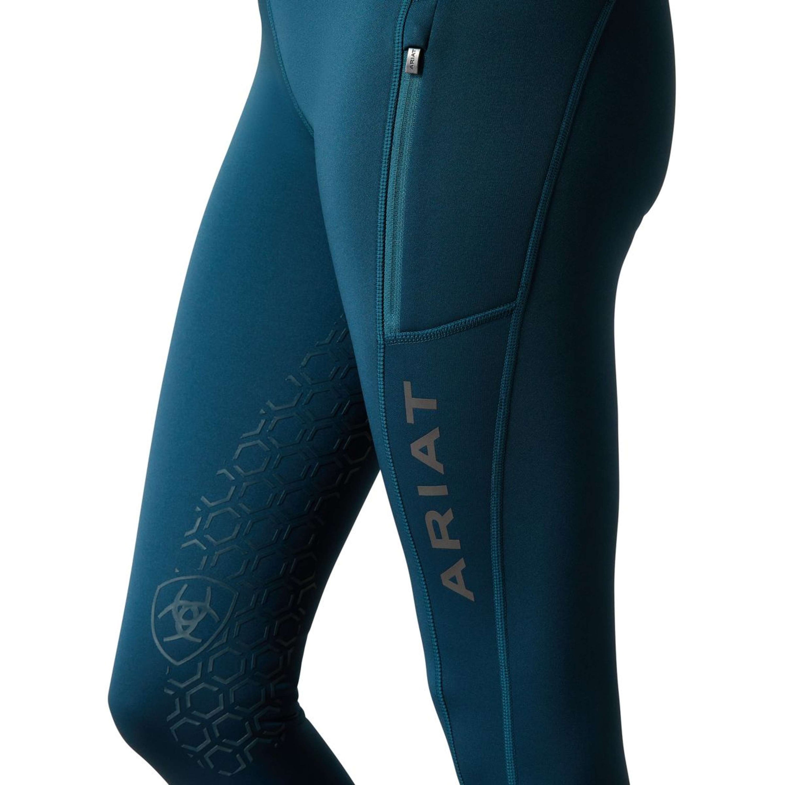 Ariat Reitleggings Venture Thermal Half Grip Reflecting Pond