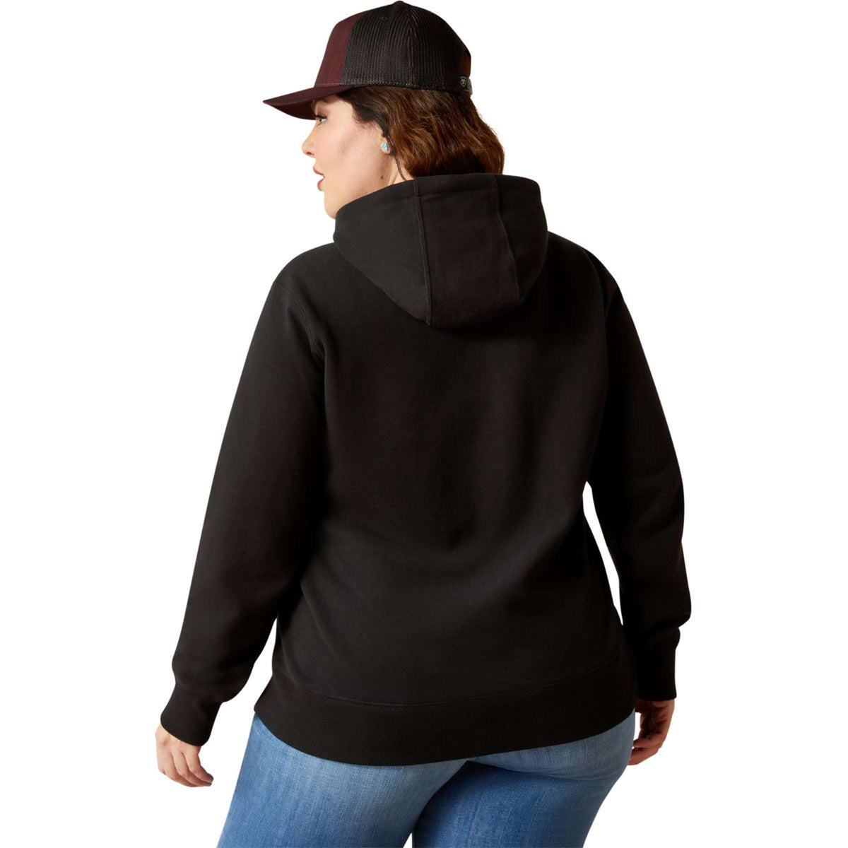 Ariat Pullover Steer Stitch Schwarz