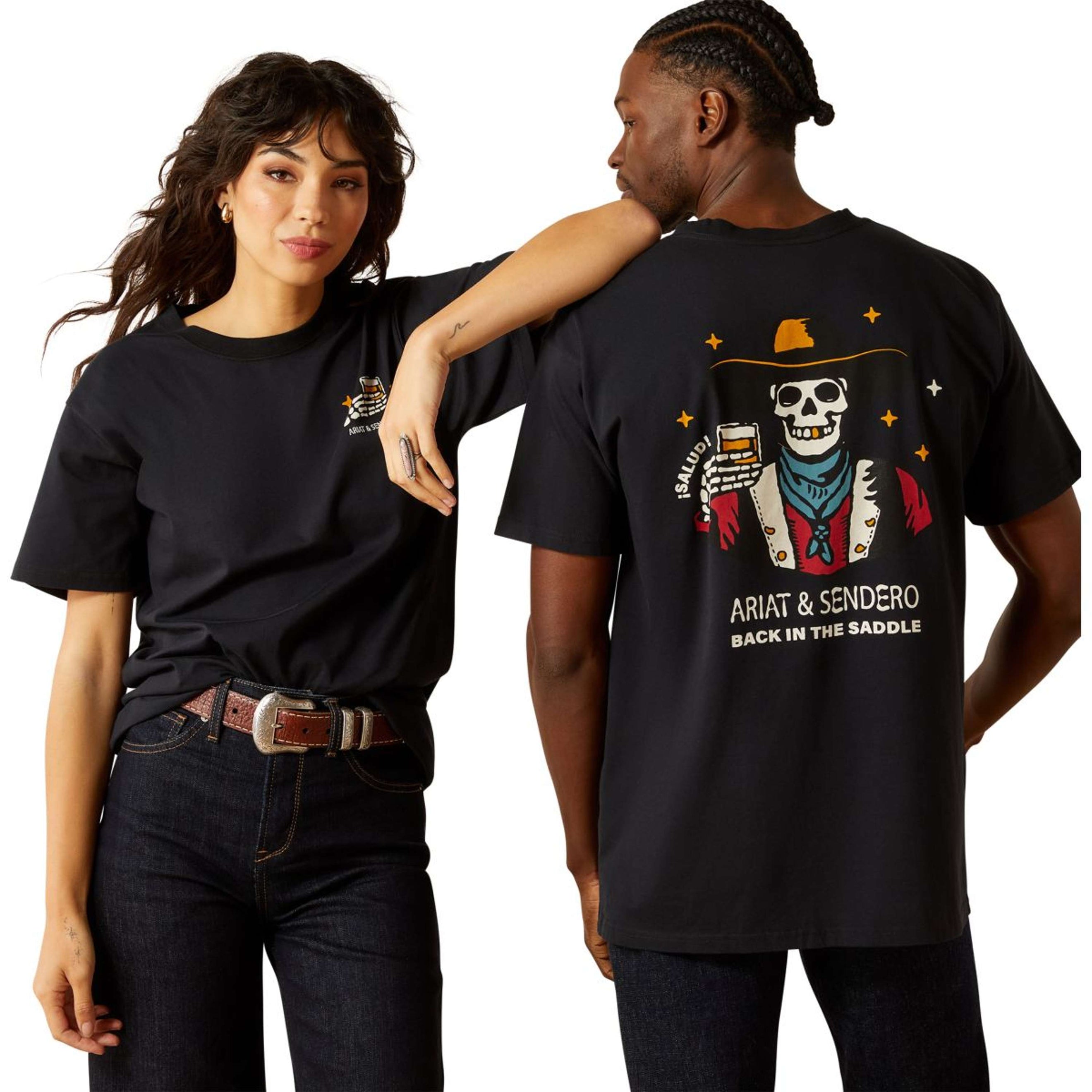 Ariat T-Shirt Sendero Herren Schwarz