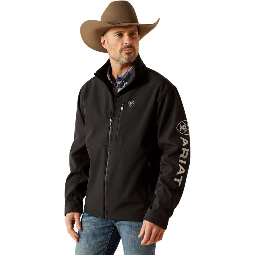 Ariat Softshellweste Logo Herren Schwarz