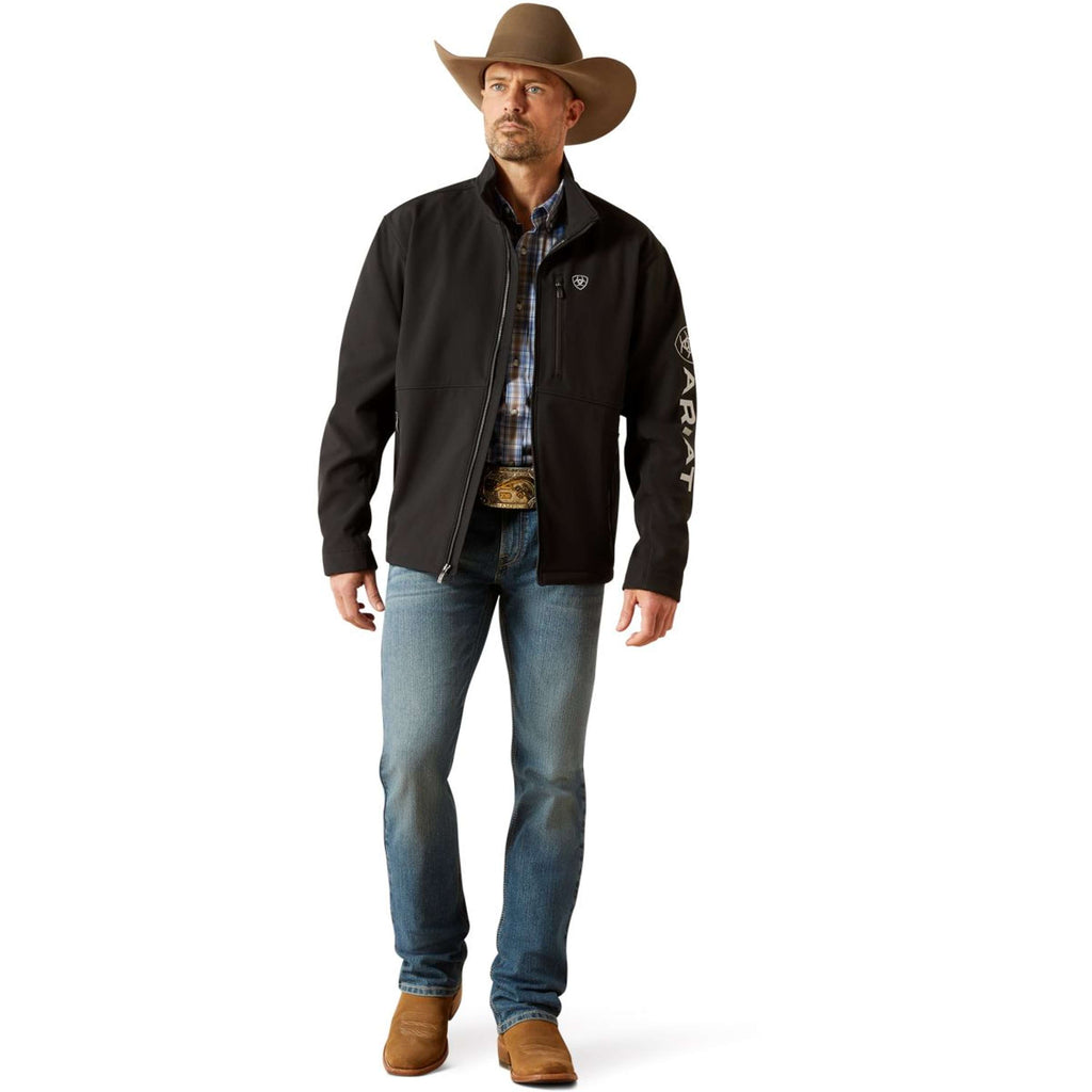 Ariat Softshellweste Logo Herren Schwarz