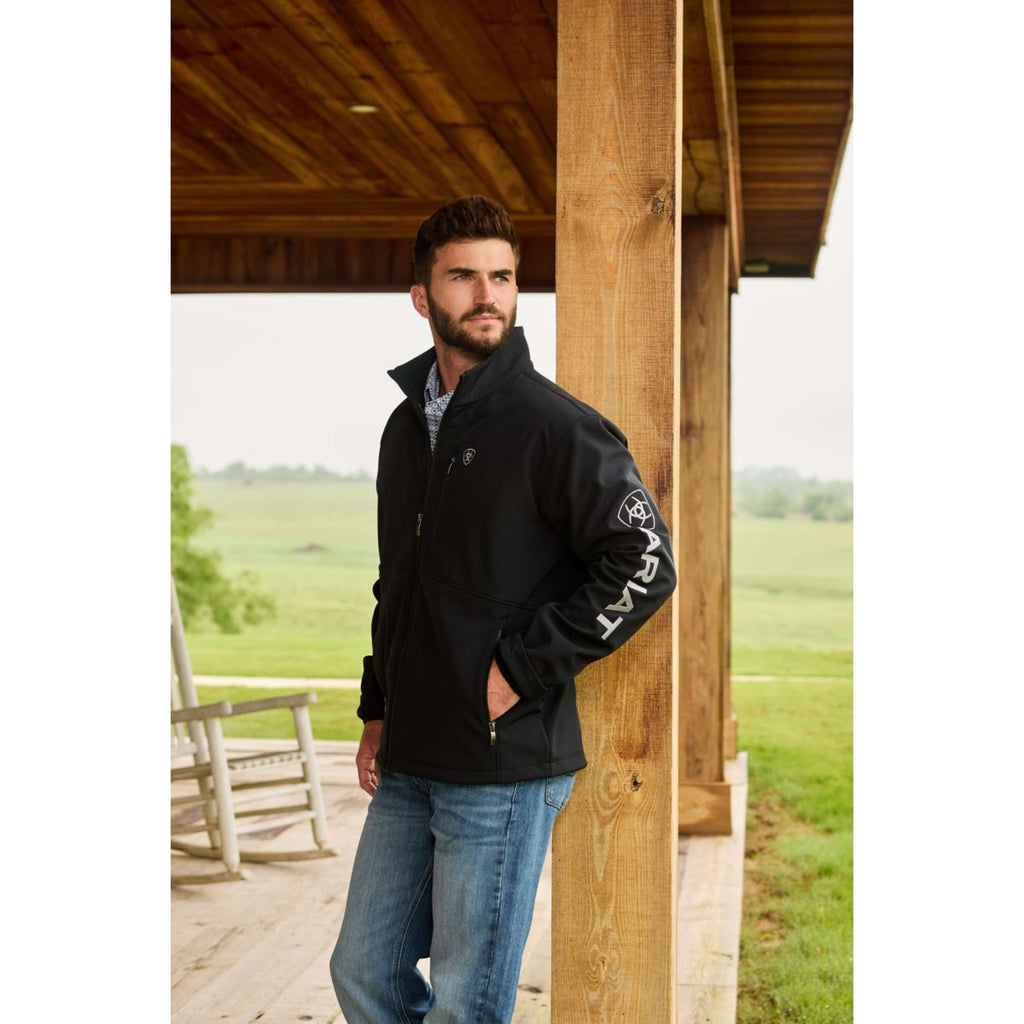 Ariat Softshellweste Logo Herren Schwarz