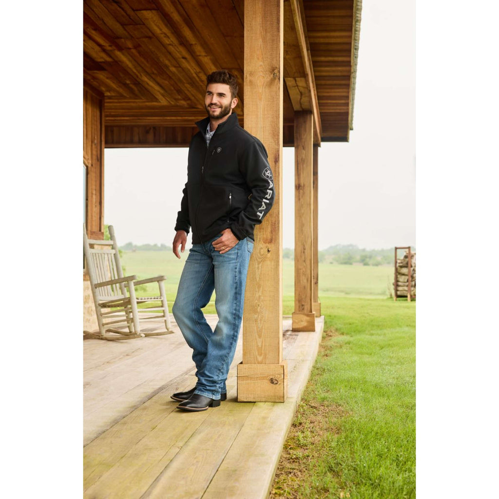 Ariat Softshellweste Logo Herren Schwarz