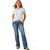 Ariat T-Shirt Another Day Damen Vintage Lagoon