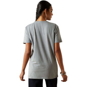 Ariat T-Shirt Don't Press Your Luck Damen Ice Blue