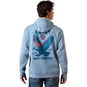 Ariat Pullover Freedom Eagle Herren Light Denim