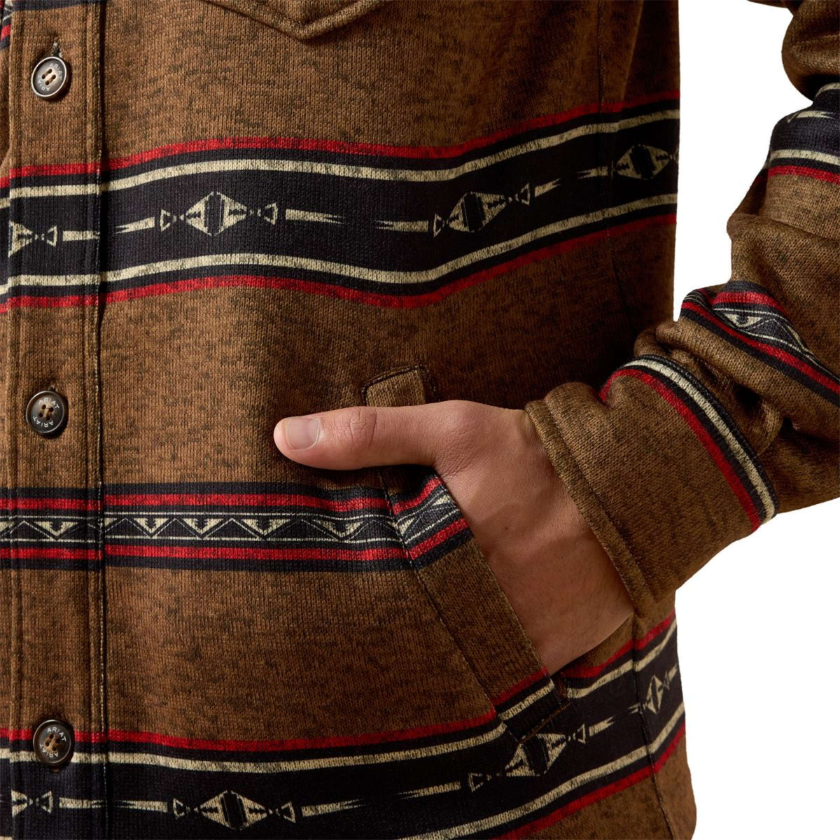 Ariat Bluse Caldwell Herren Toffee Serape