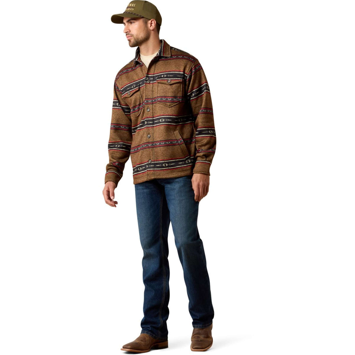 Ariat Bluse Caldwell Herren Toffee Serape