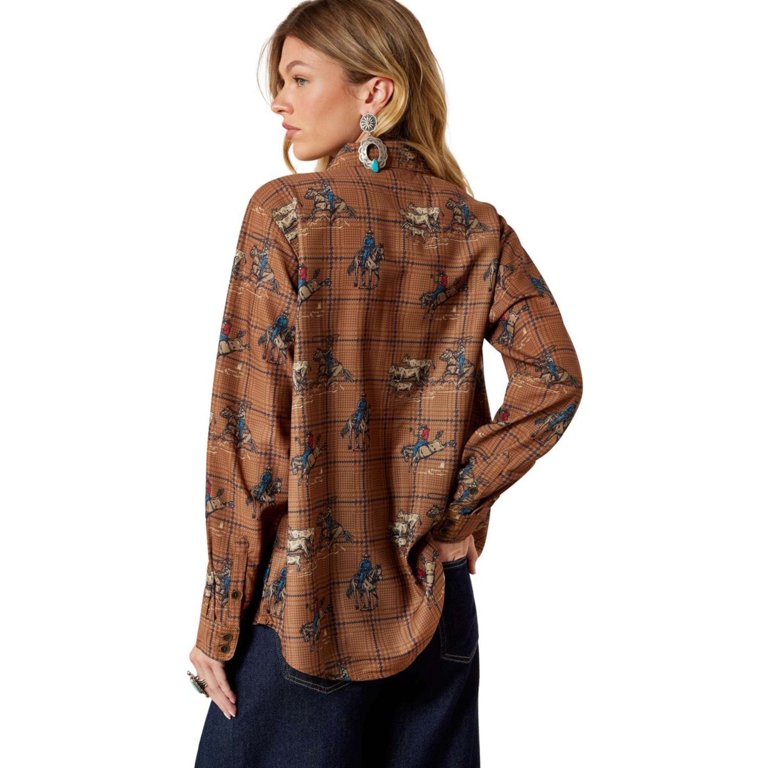 Ariat Bluse Homestyle Damen Braun Ariat Bluse Homestyle Damen Braun