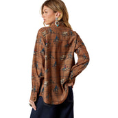 Ariat Bluse Homestyle Damen Braun