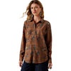 Ariat Bluse Homestyle Damen Braun