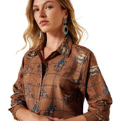 Ariat Bluse Homestyle Damen Braun