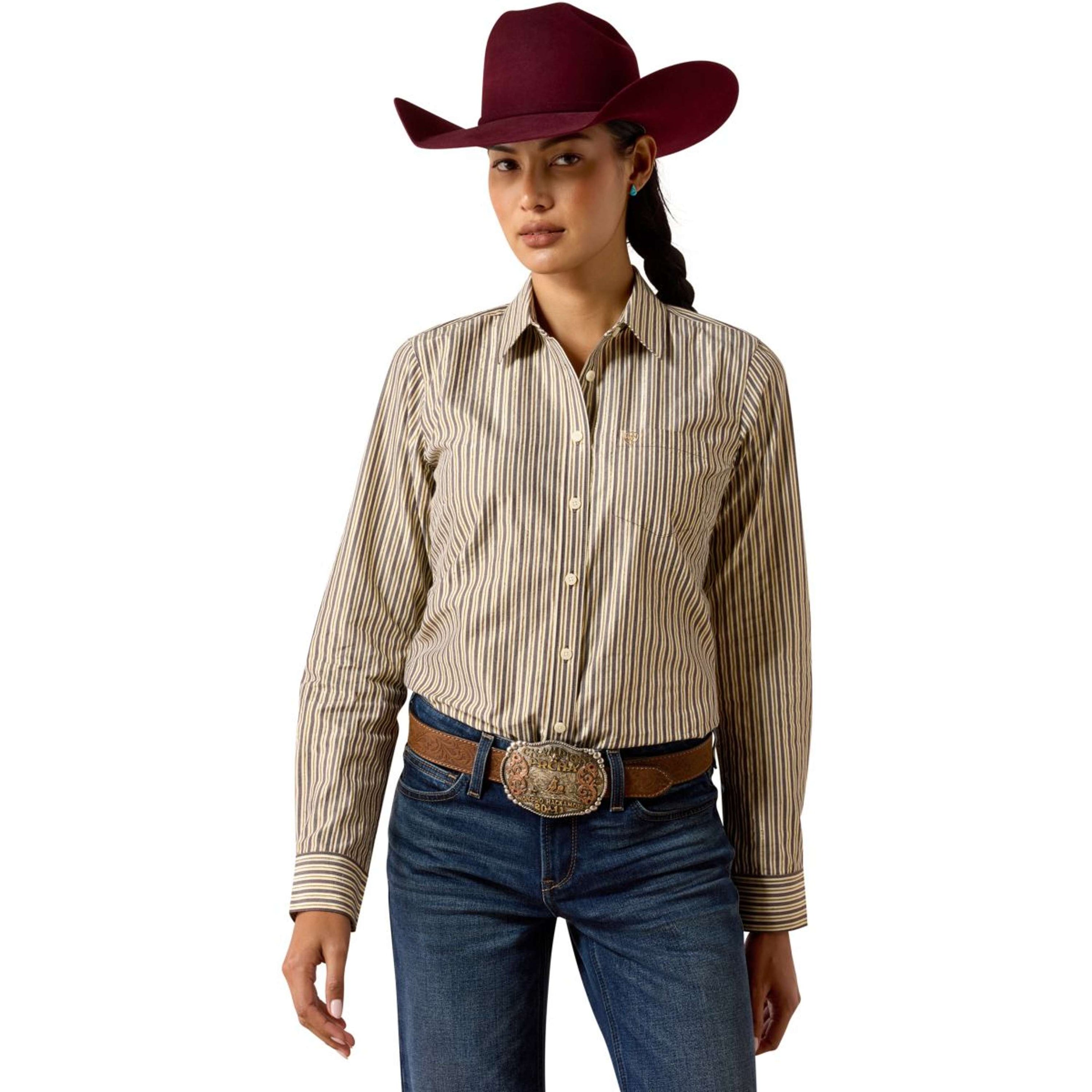 Ariat Bluse Kirby Damen Chocolate Plum