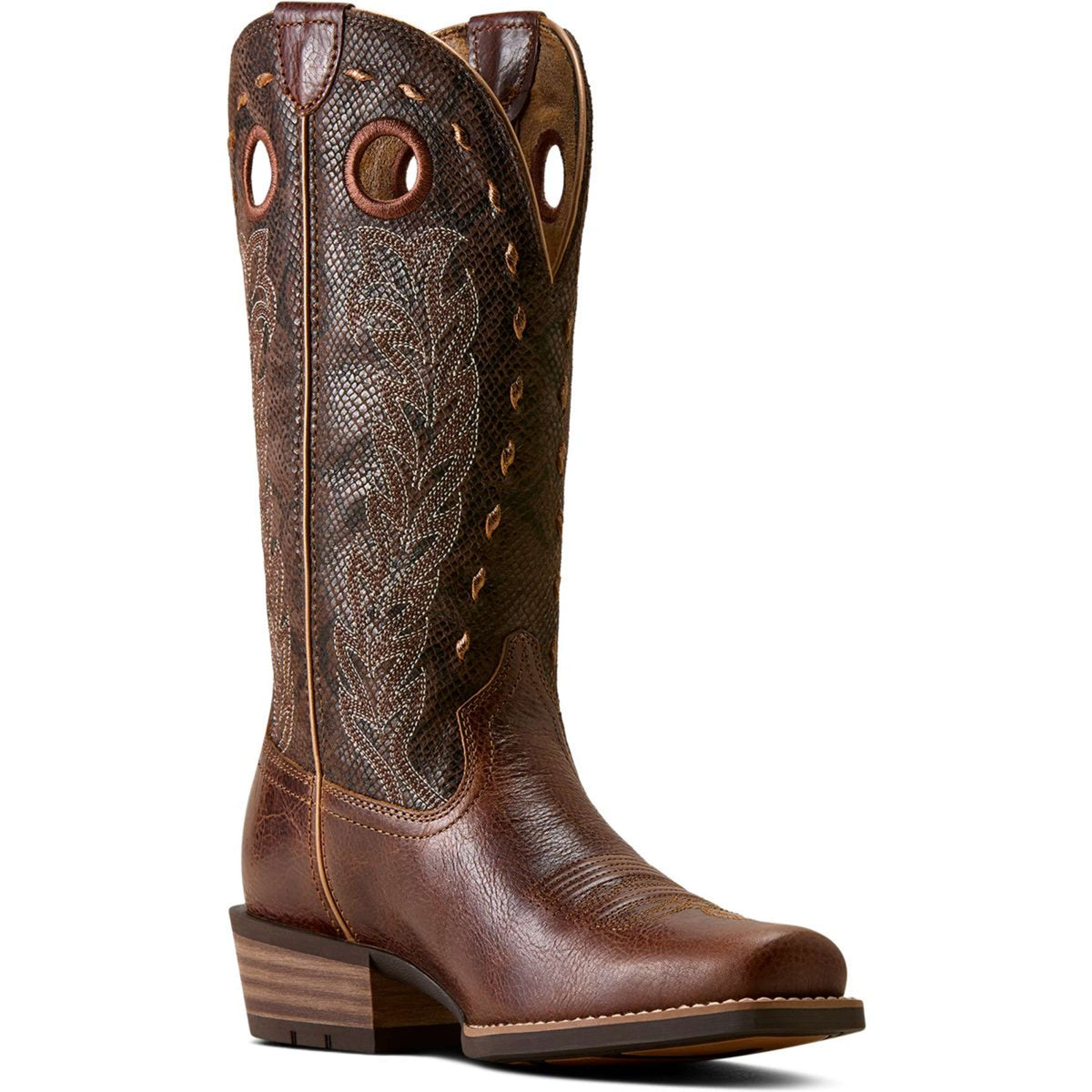 Ariat Westernstiefel Lucera NcToe Damen Deepest Tan/Chocolate Snake