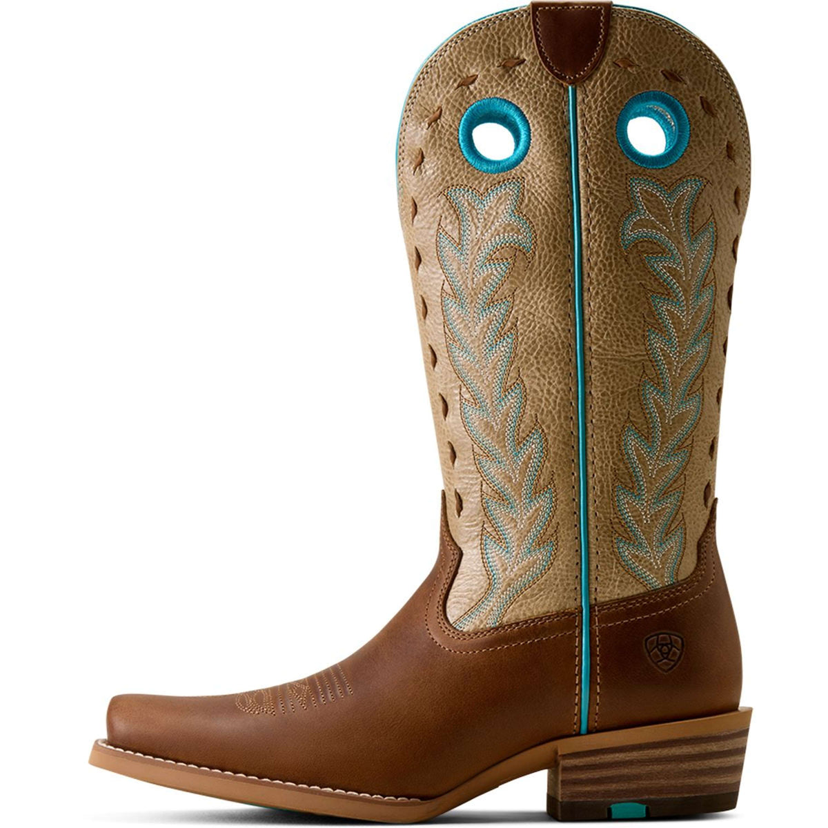 Ariat Westernstiefel Lucera NcToe Damen Wheat Brown/Soft Parchment