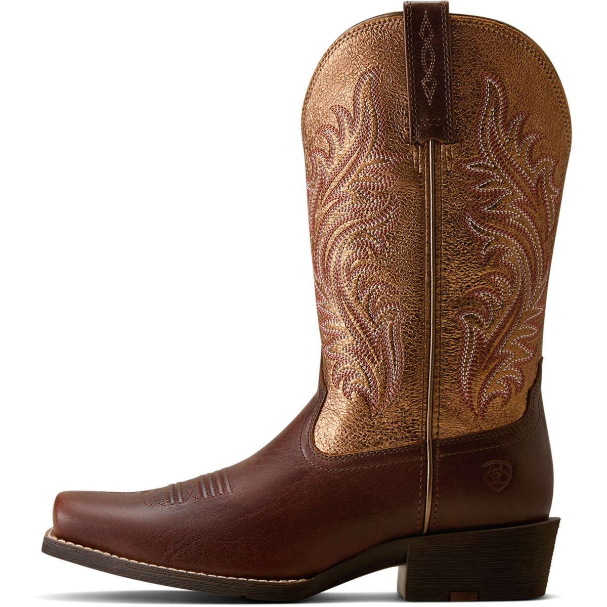 Ariat Westernstiefel Round Up NcToe Damen Espresso