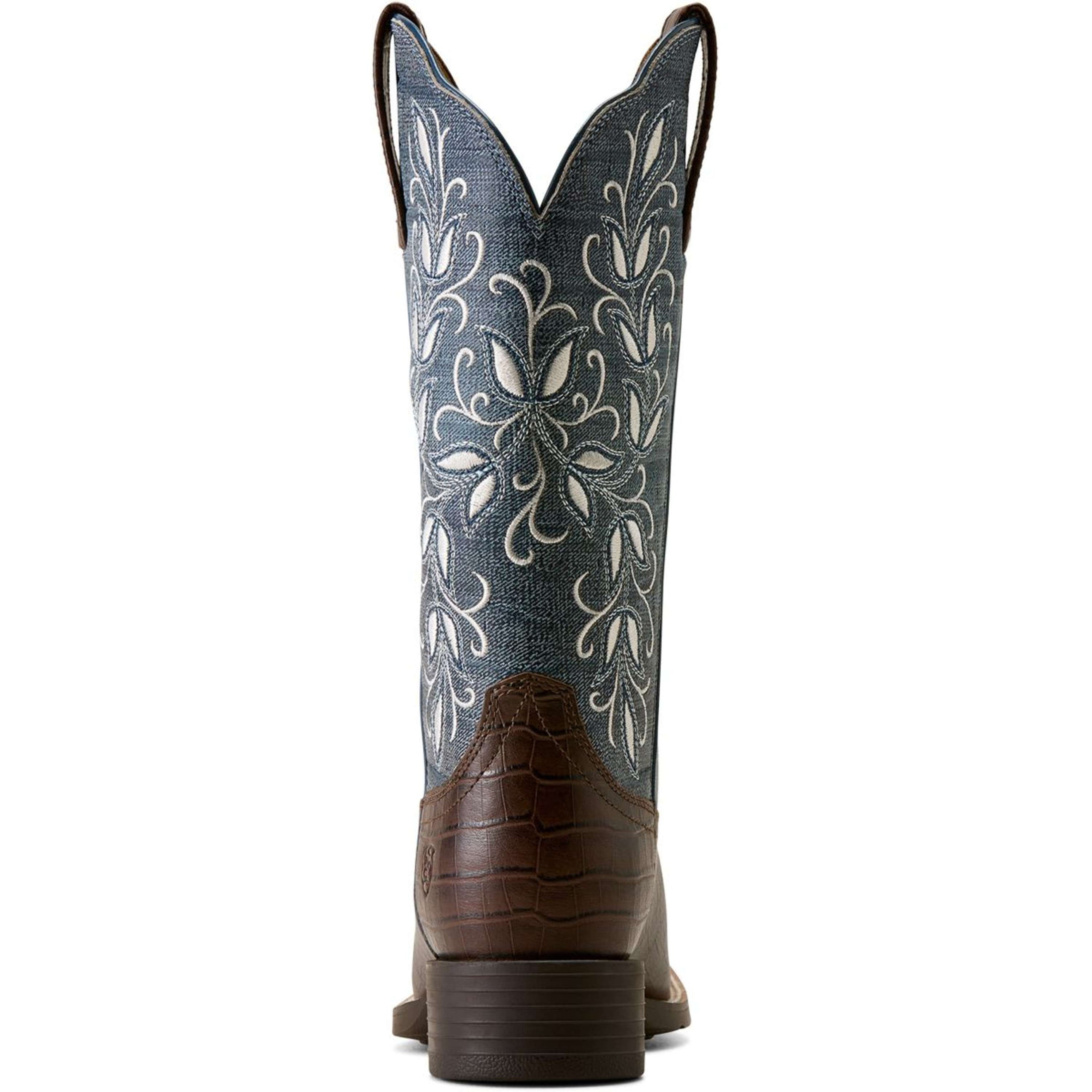 Ariat Westernstiefel Round Up Holly Damen Chocolate Croc Ariat Westernstiefel Round Up Holly Damen Chocolate Croc