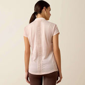 Ariat T-Shirt Breathe 1/2 Zip Damen Sepia Rose