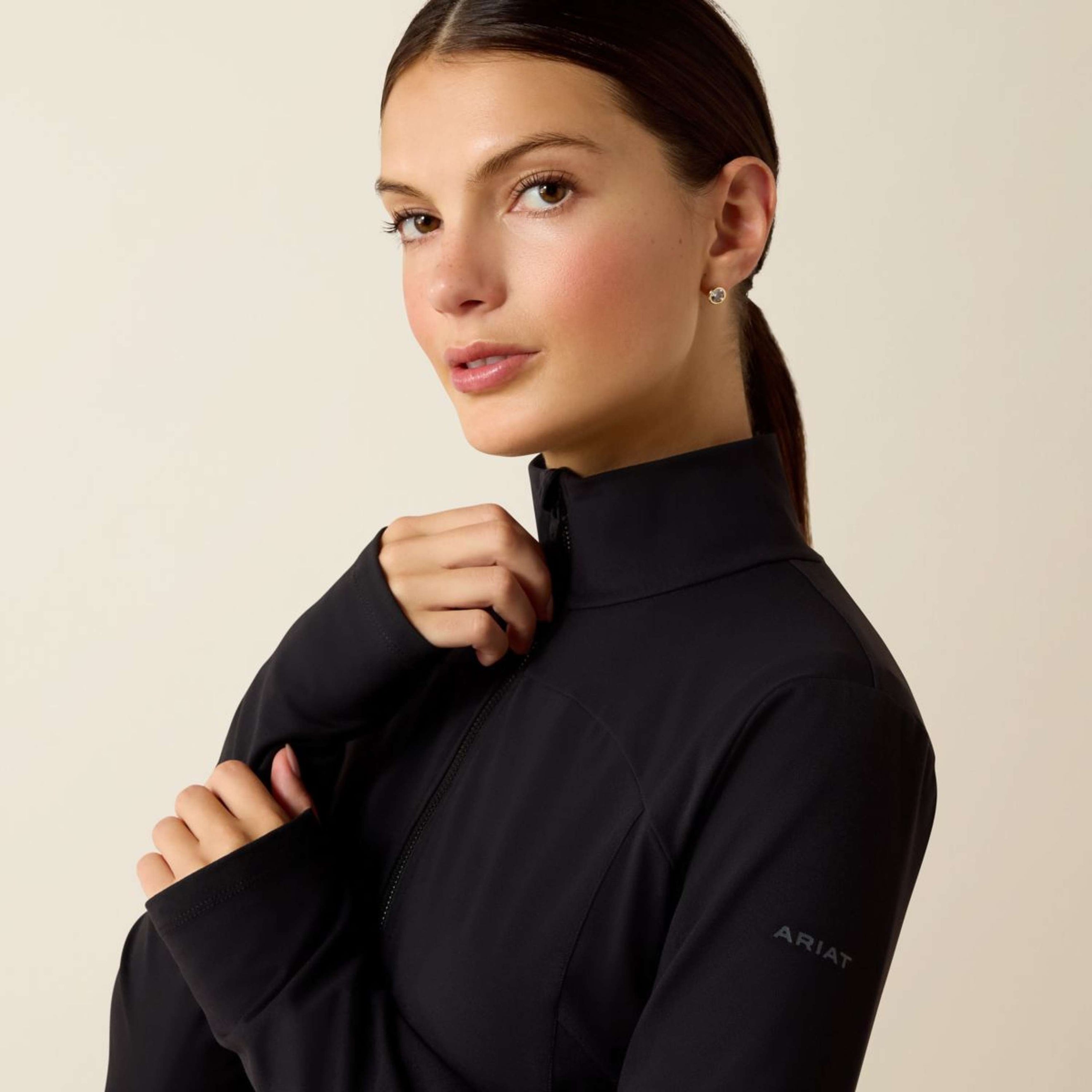 Ariat Jacke Solveil Full Zip Damen Schwarz