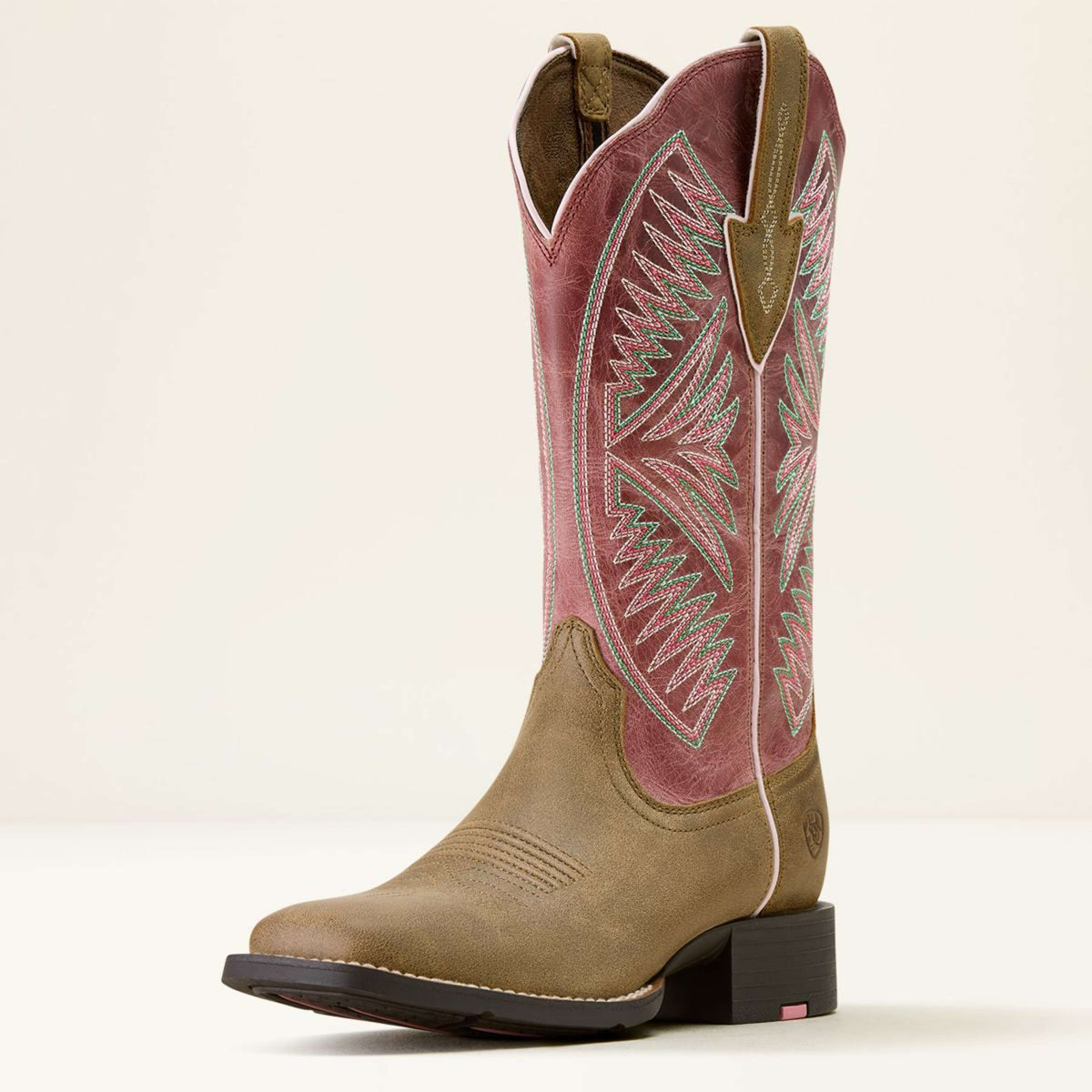 Ariat Westernstiefel Round Up Ruidoso Damen Brown Bomber/Dusty Rose