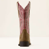 Ariat Westernstiefel Round Up Ruidoso Damen Brown Bomber/Dusty Rose