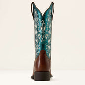 Ariat Westernstiefel Round Up Holly Damen Beasty Brown/Metallic Sea