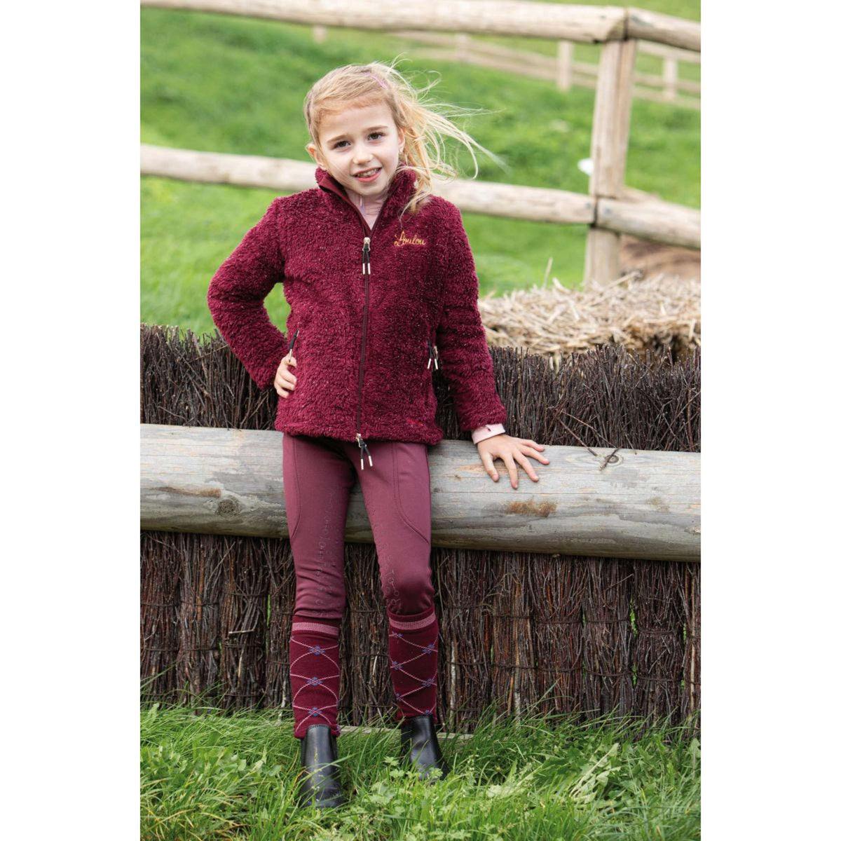 Harry's Horse Reithose LouLou Söll Full Grip Maroon