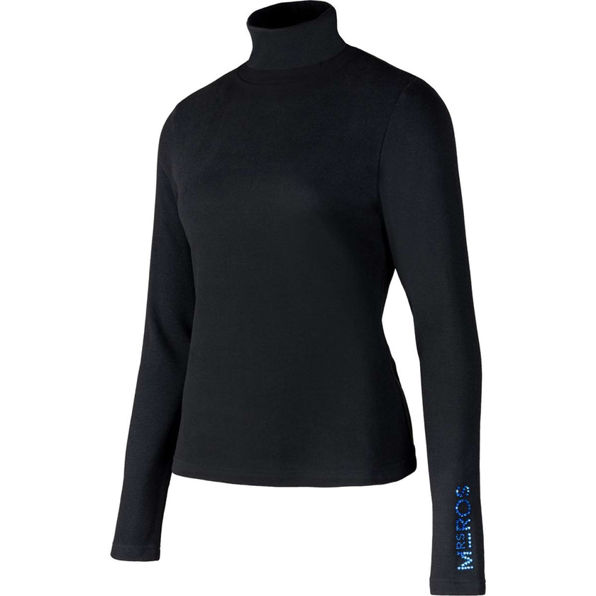 Mrs. Ros Rollkragenpullover Couture Schwarz