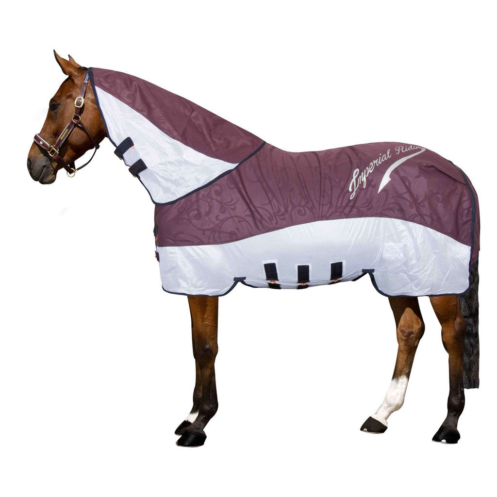 Imperial Riding Fliege und Regenschutzdecke IRHSuper-Dry Bordeaux