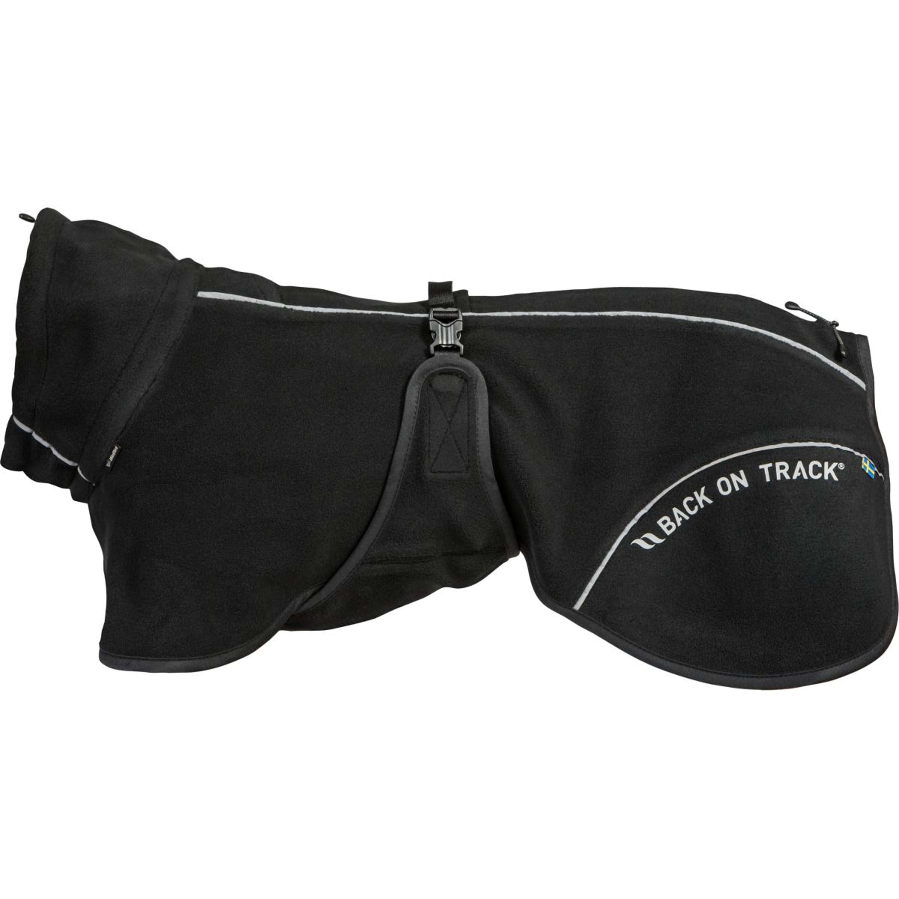 Back on Track Hundejacke BAY Fleece Schwarz