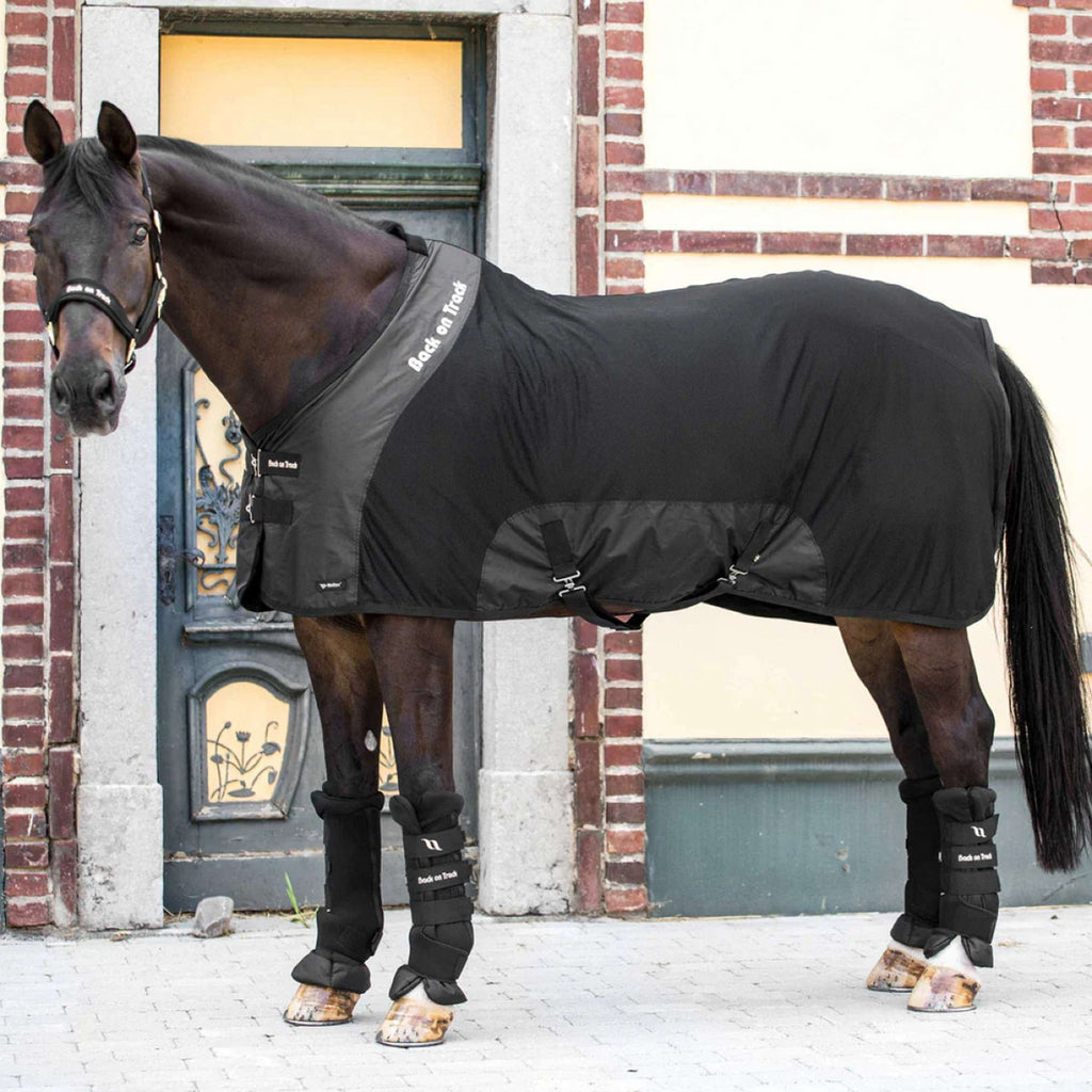 Back on Track Feinmaschig Decke Royal Deluxe Schwarz