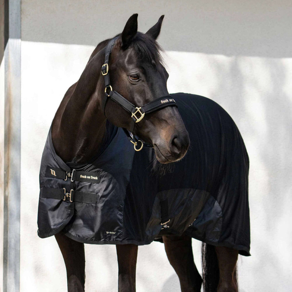 Back on Track Feinmaschig Decke Royal Deluxe Schwarz