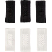 BR Startnummernsystem Set von 3 Weiß/Schwarz