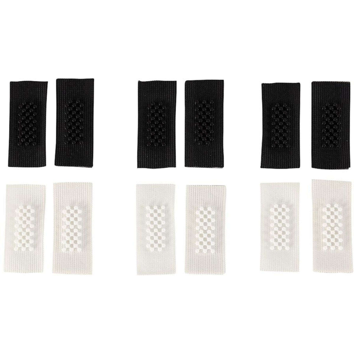 BR Startnummernsystem Set von 3 Weiß/Schwarz