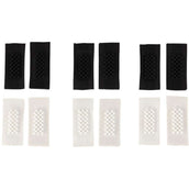 BR Startnummernsystem Set von 3 Weiß/Schwarz