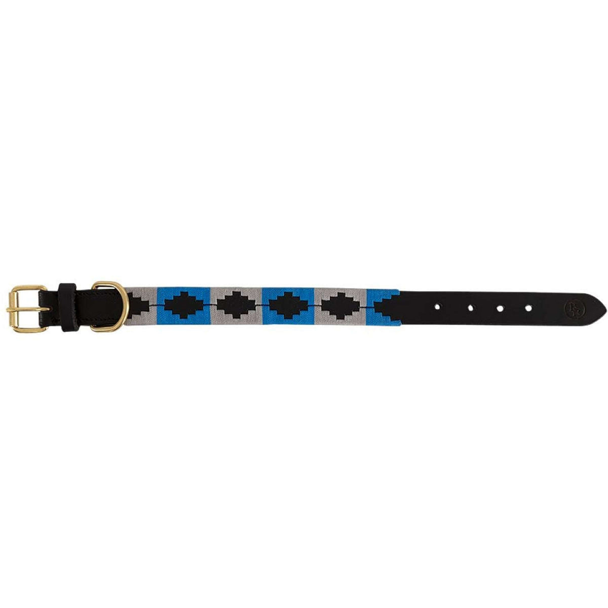 BR Hundehalsband Blau/Grau