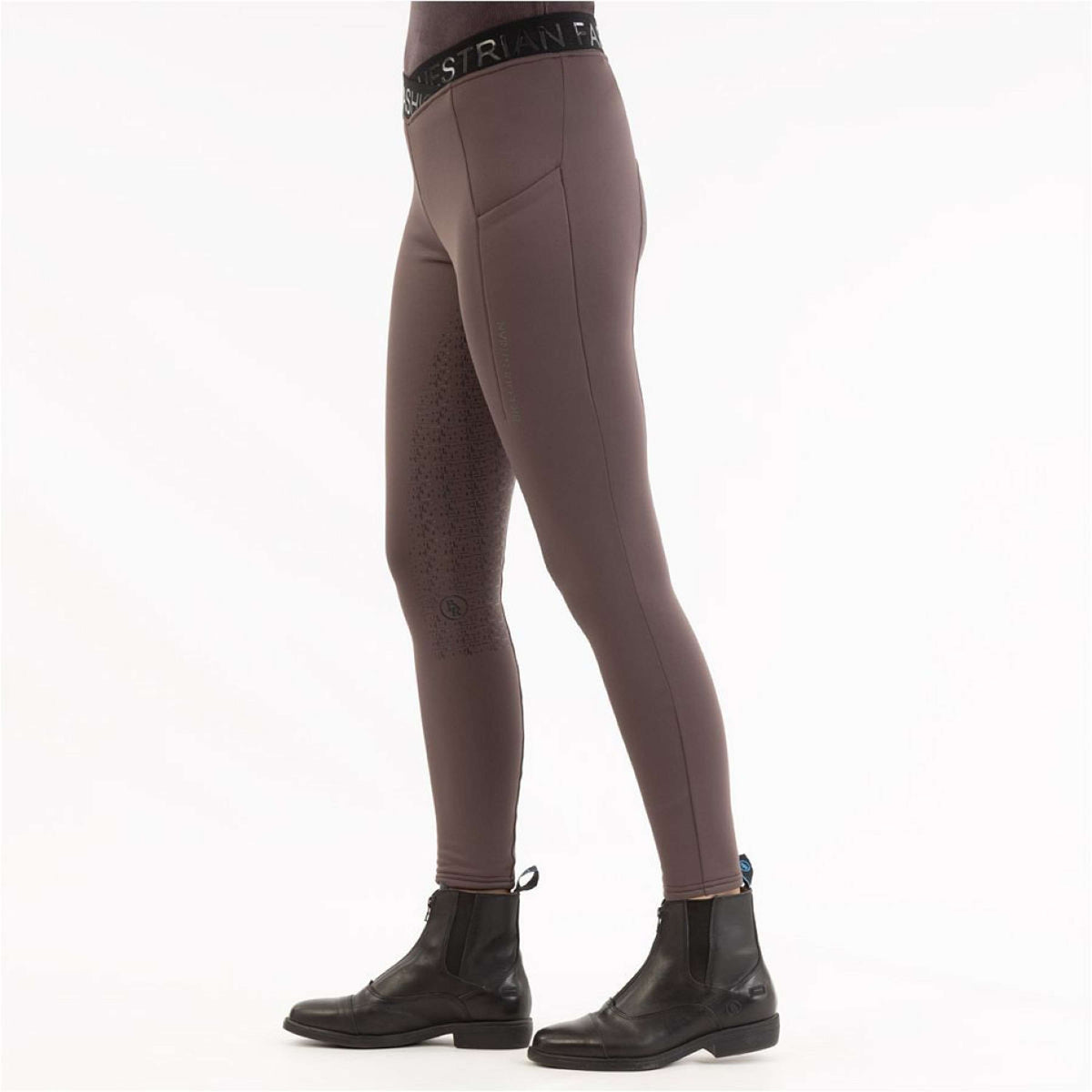BR Reitleggings AW25 Jesslynn Damen Silikon Vollbesatz Raisin