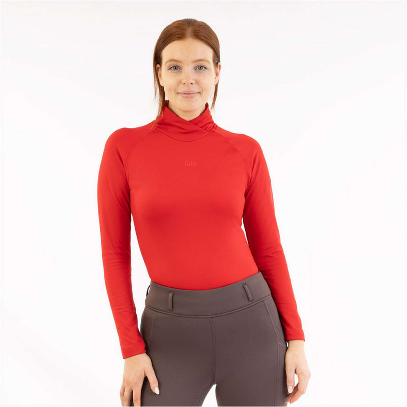 BR Rollkragenpullover AW25 Jasmin Damen Tango Rot