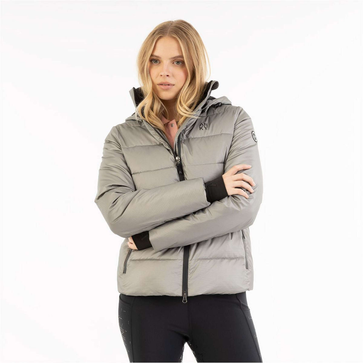 ANKY Jacke AW25 Padded Silber