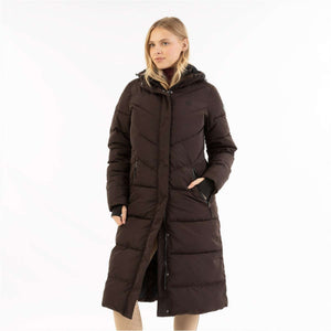 ANKY Lange Jacke AW25 Puffer Chocolate Torte