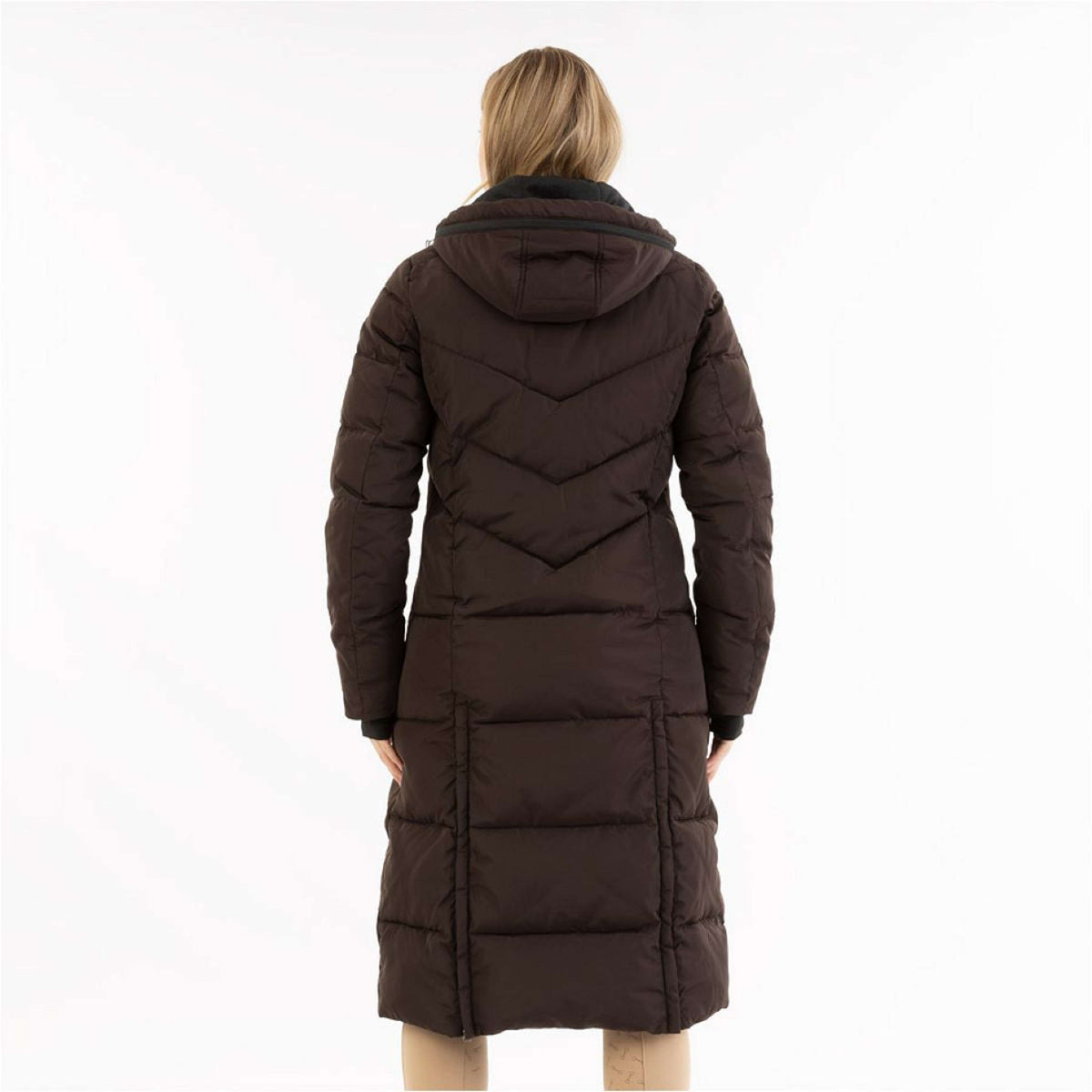 ANKY Lange Jacke AW25 Puffer Chocolate Torte